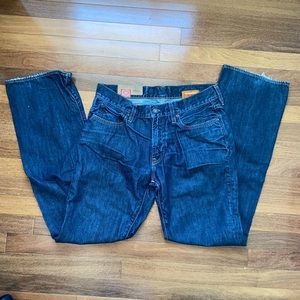 Gap, 1969 low rise boot fit jeans. 30x32